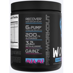 BUCKED UP, WOKE AF версия USA, PREMIUM, Ноотропный предтренировочный комплекс, вкус Miami, 363 г (30 порций)